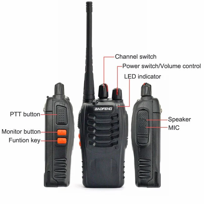 Baofeng BF-888S [10 Pack] | UHF |  5W | 16CH | CTCSS/DCS | Flashlight - Image 5