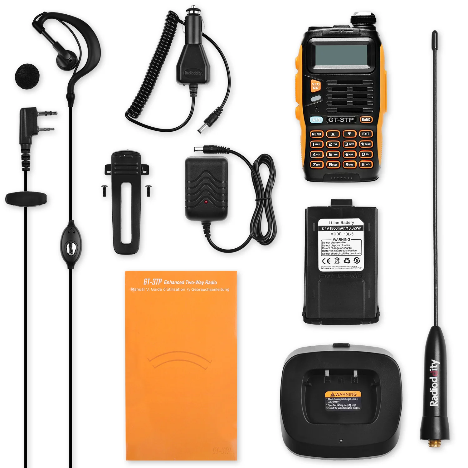 2 pcs x Baofeng GT-3TP Mark III Two way Radio + Programming cable [DISCONTINUED] - Image 7