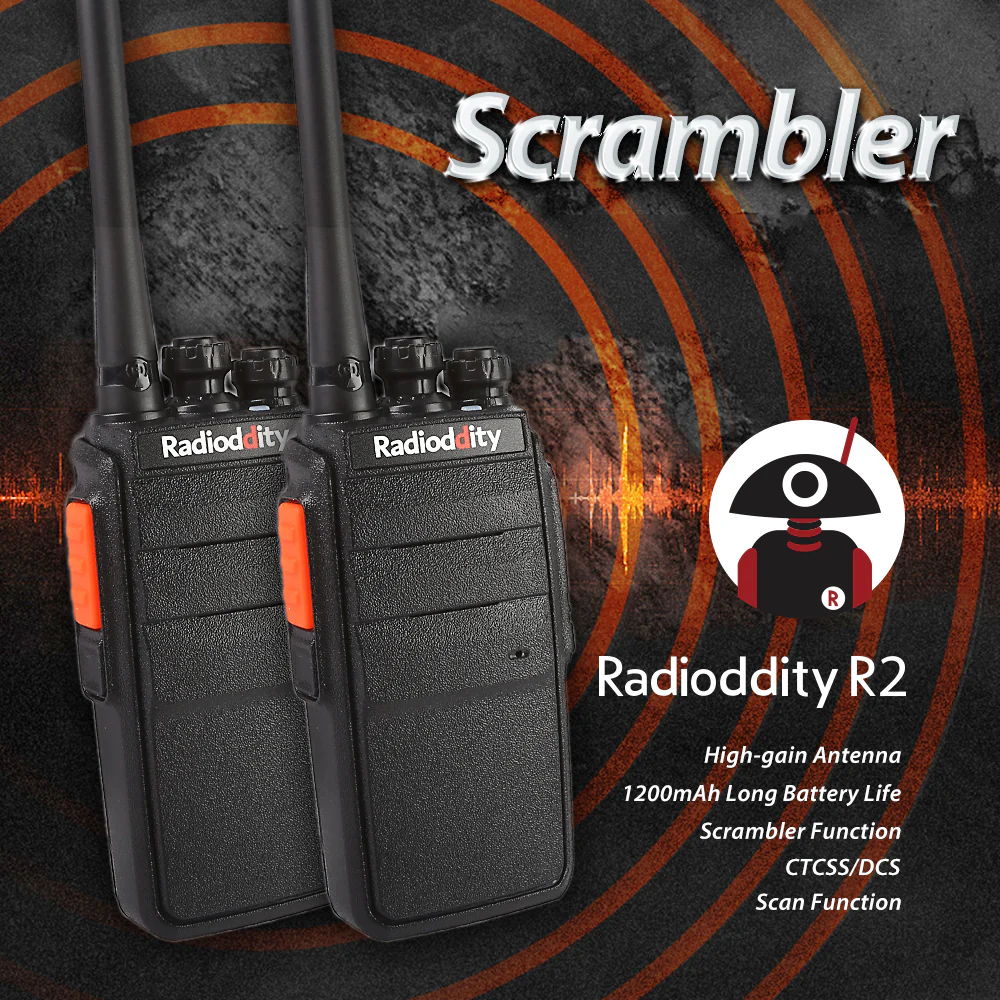 2 pcs x Radioddity R2 Two Way Radio [DISCONTINUED] - Image 2