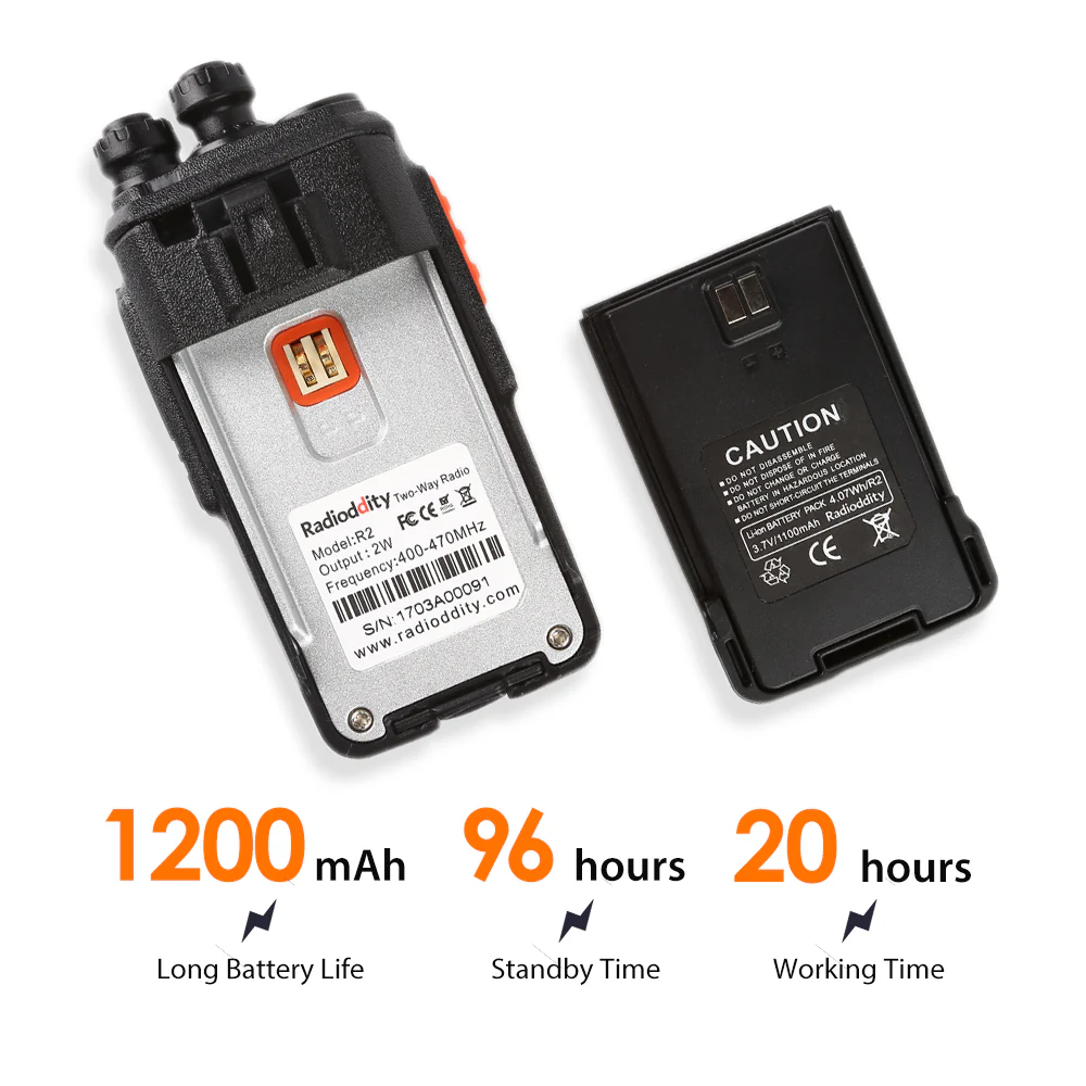 2 pcs x Radioddity R2 Two Way Radio [DISCONTINUED] - Image 7