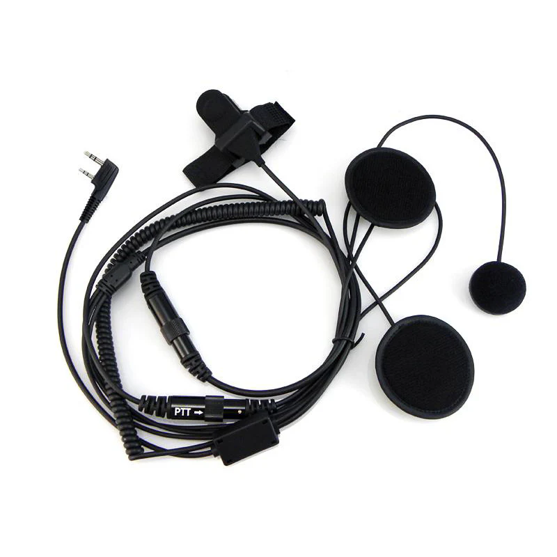 2 PIN Full Face Close Helmet Motorcycle Headset Earpiece | K Plug - Image 5
