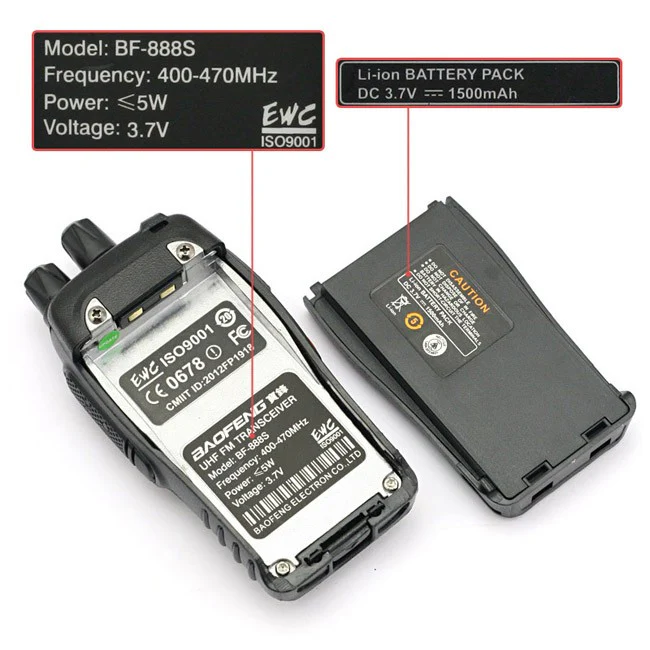 2x Baofeng BF-888S Hand-Funkgerät Walkie Talkie - Image 7