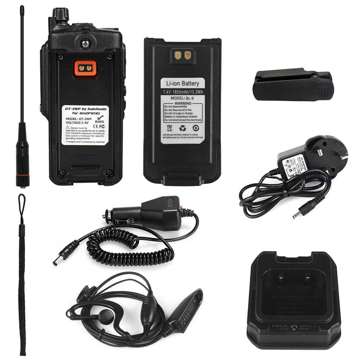 Baofeng GT-3WP [5 Packs] | 5/3/1W | IP67 Waterproof - Image 10