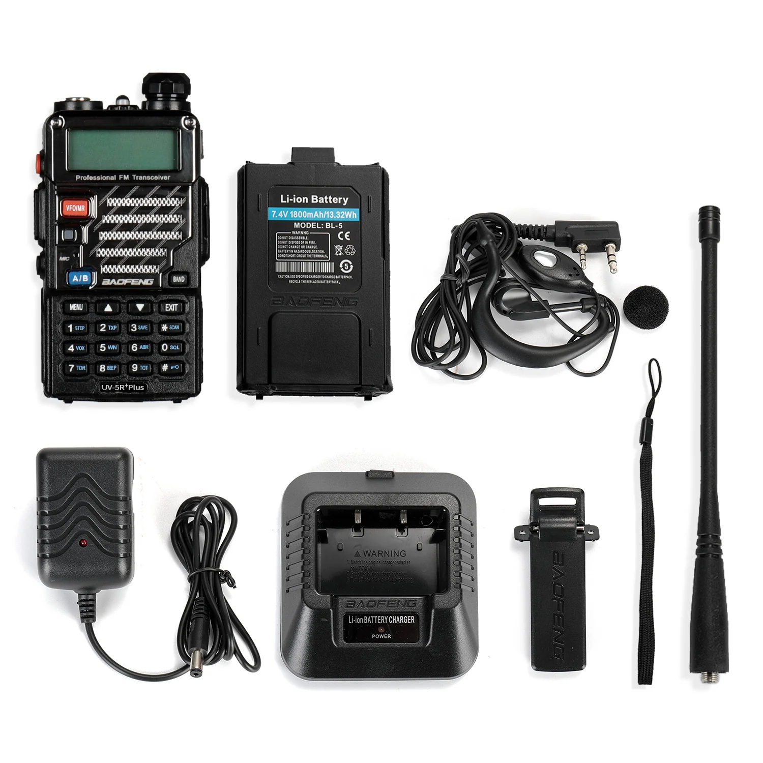 Baofeng UV-5R PLUS [5 Pack] | DUAL BAND | 4/1W | 128CH | FLASHLIGHT - Image 10