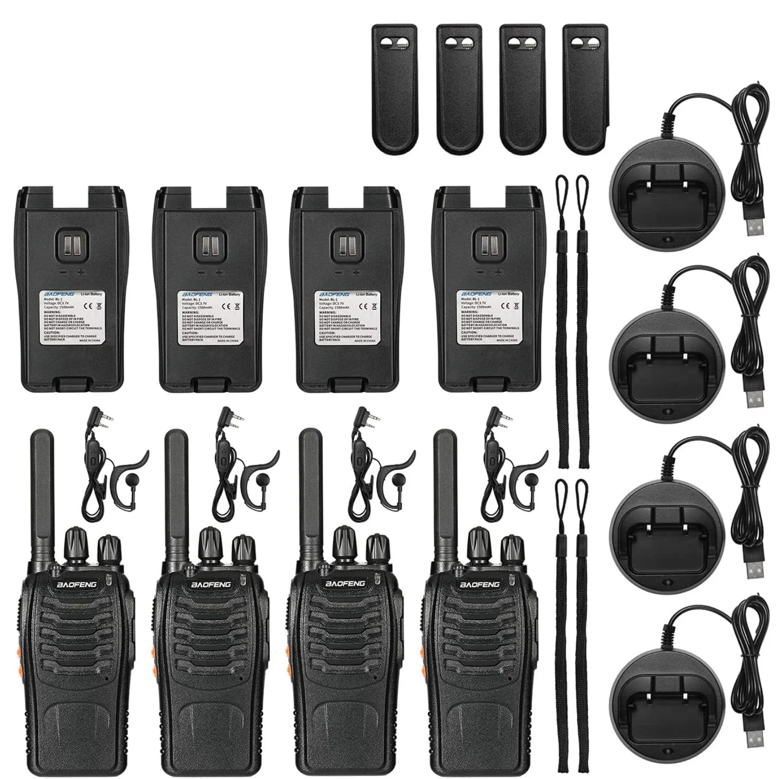 Baofeng BF-88ST FRS Radio | USB Charging | Upgraded 888S | Integrated Antenna |  Better Charger - Image 8