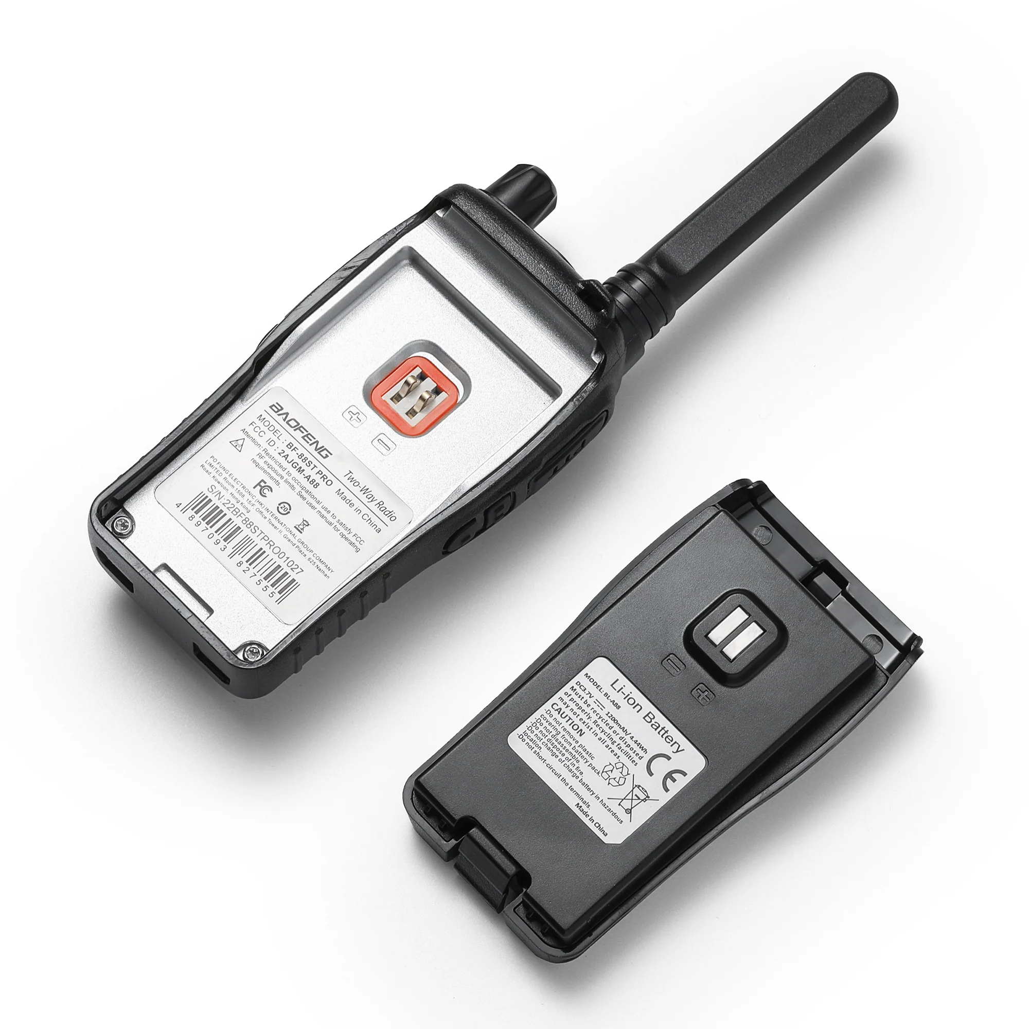 Baofeng BF-88ST Pro [3 Pack] FRS Radio | License-Free | NOAA | VOX | Dual Watch | USB Charger - Image 6
