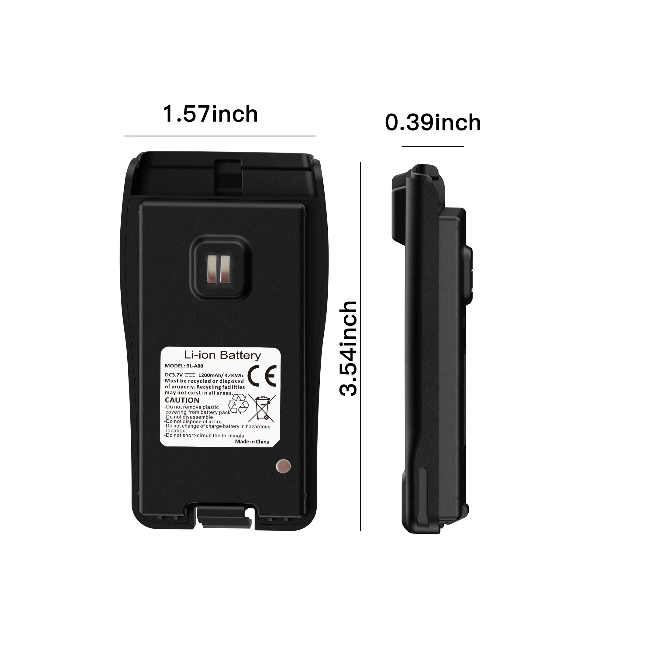 1200mAh Battery for BF-88ST Pro - Image 5
