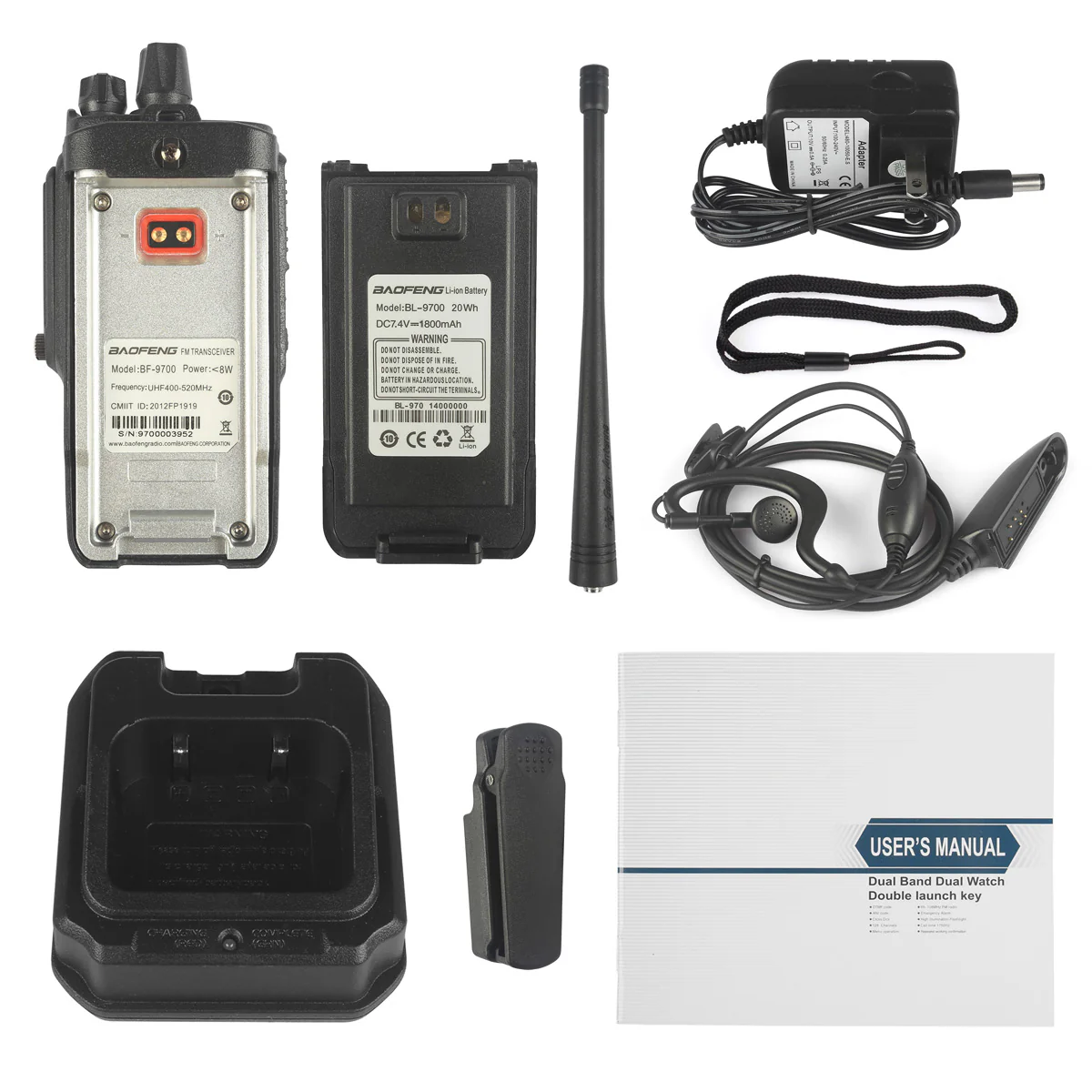 Baofeng BF-9700 | UHF | 7W/5W/1W | Waterproof | Noise Reduction | 1800mAh [DISCONTINUED] - Image 13