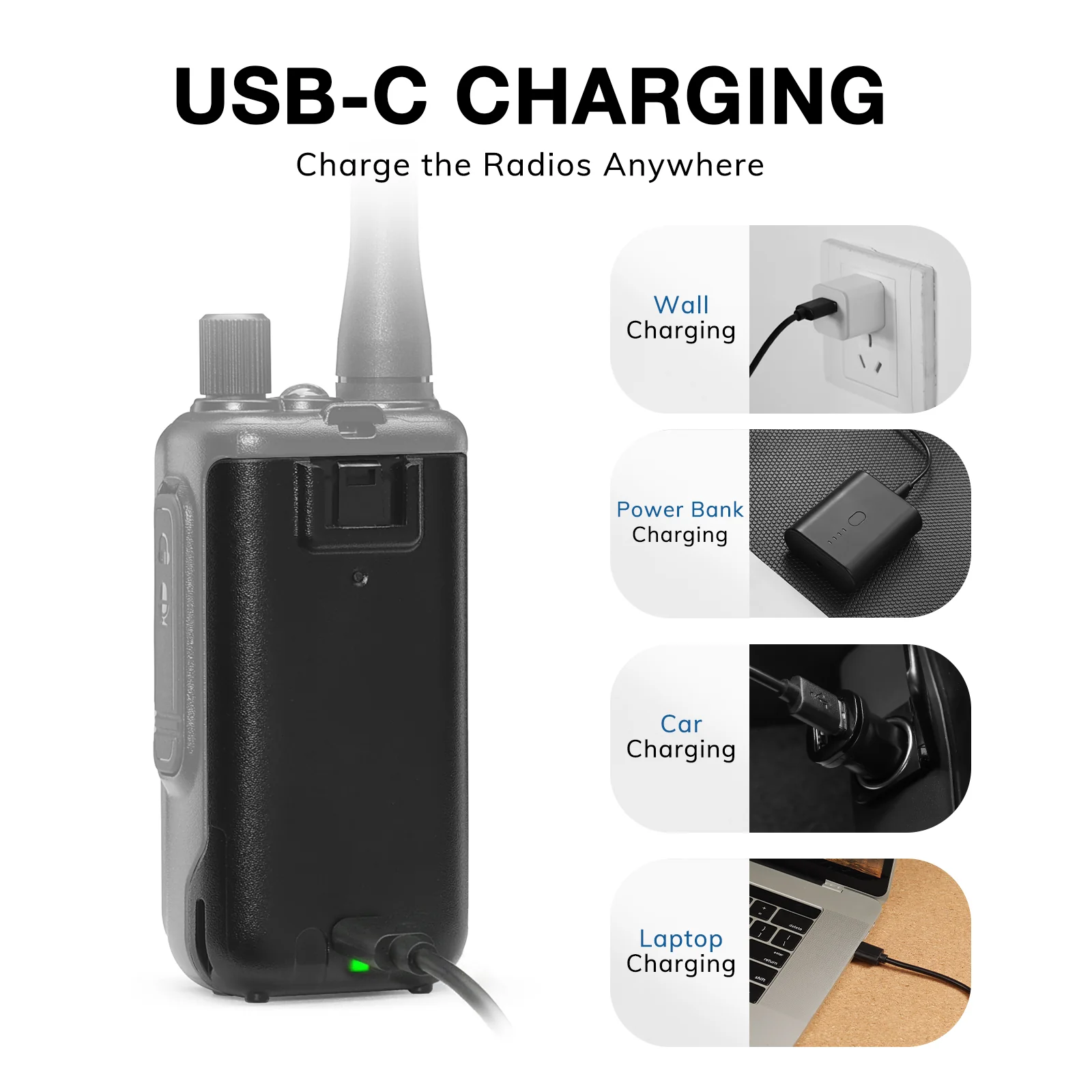 BAOFENG BL-5RMINI 1600mAh Battery | USB-C Charging | for UV-5R Mini & UV-5G Mini - Image 6