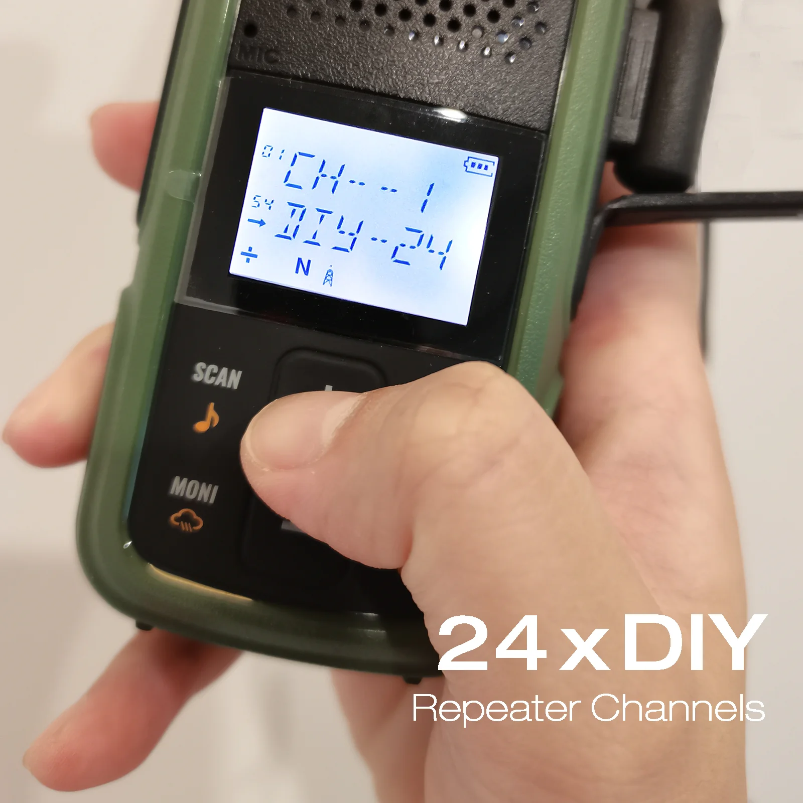 Baofeng G11S GMRS Radio [1 Pair] | 3W | UHF VHF Receiver | Repeater Capable | NOAA | DIY Repeater Channel - Image 10