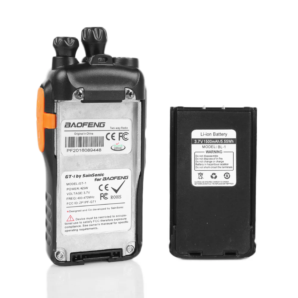 Baofeng GT-1 [10 Pack + Cable] | UHF | 5W | 16CH | Flashlight | FM Function Two-Way Radio [DISCONTINUED] - Image 7
