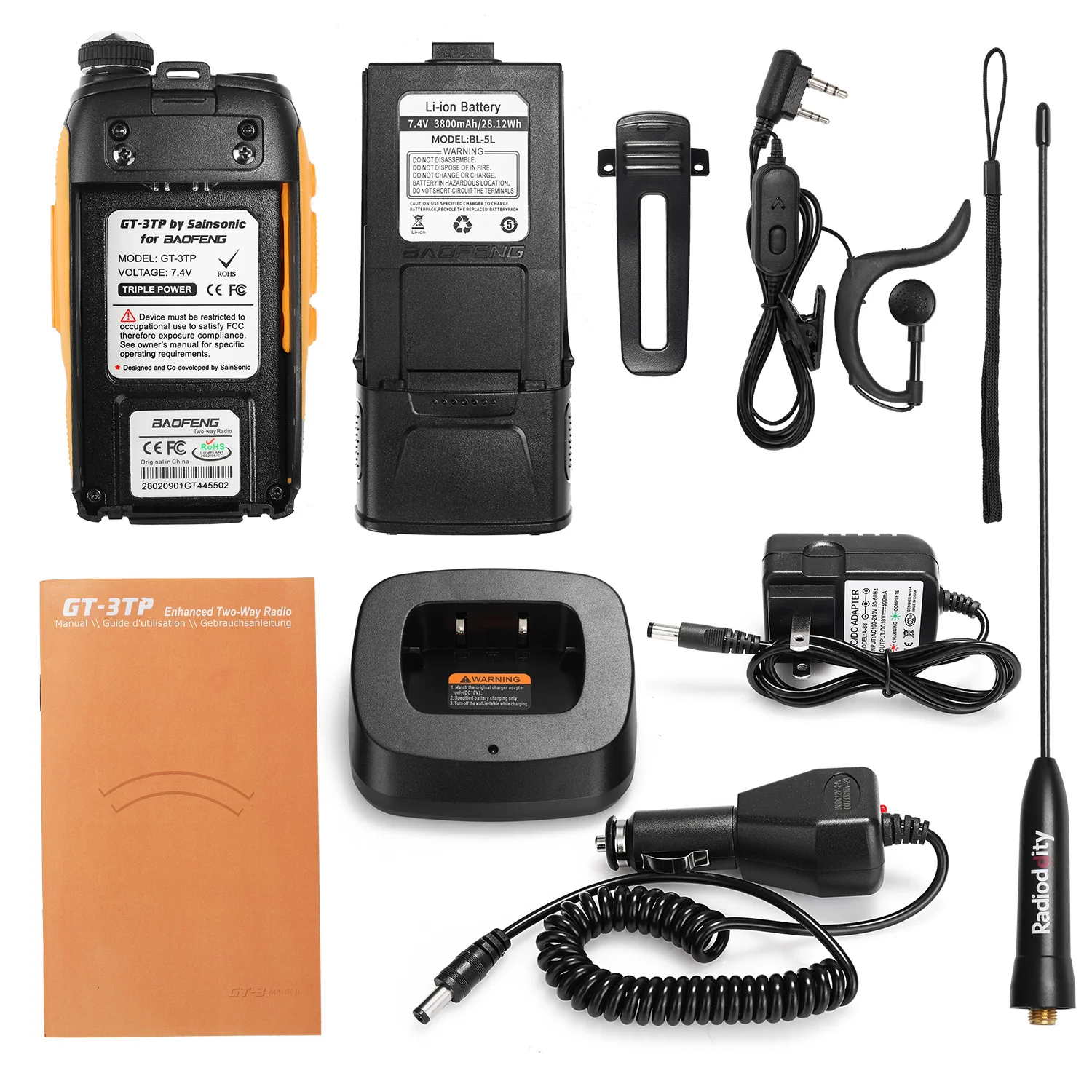Baofeng GT-3TP with 3800mAh Battery [OPEN BOX] - Image 17