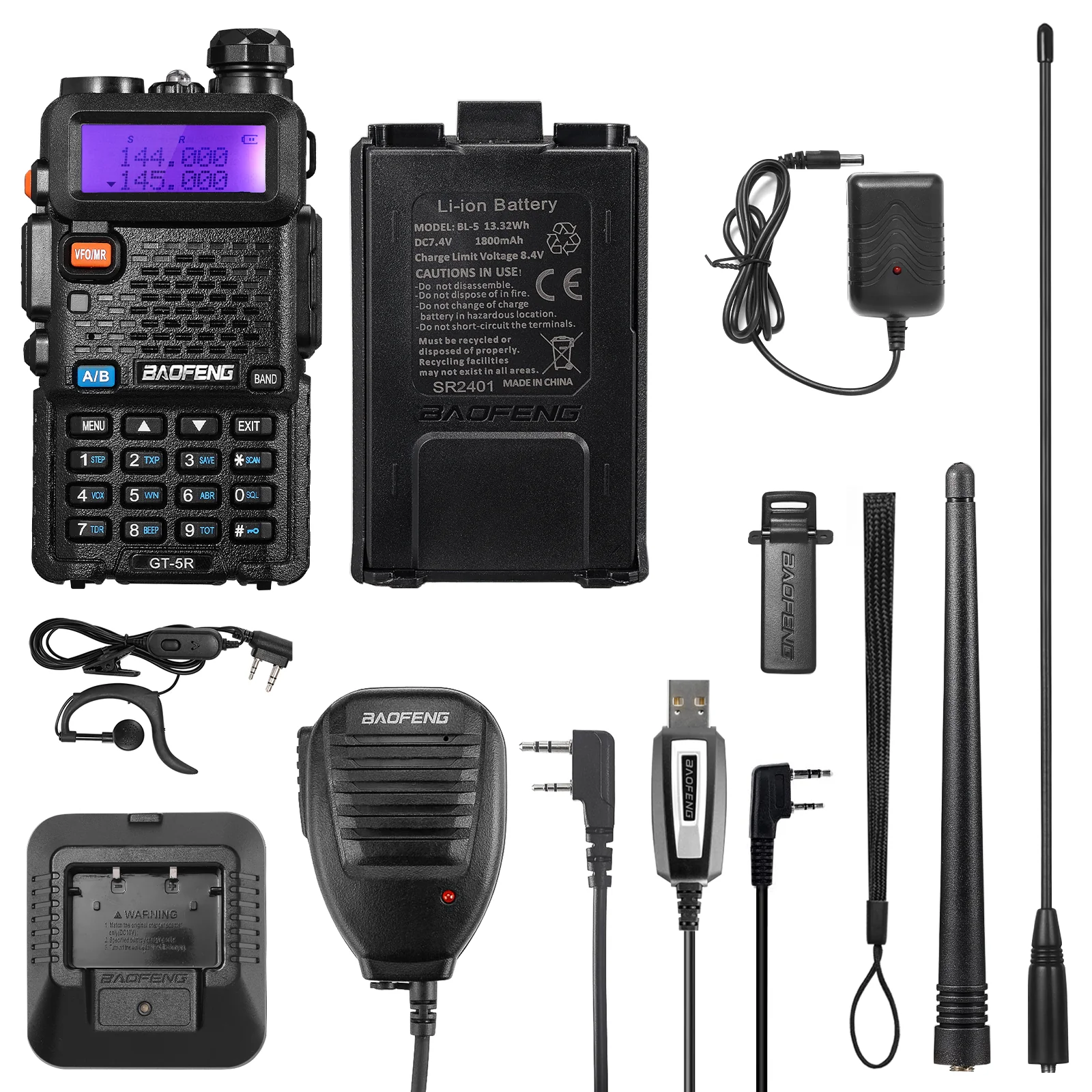 Baofeng GT-5R 5W Dual Band Radio [Upgraded Legal Version of UV-5R] - Image 14
