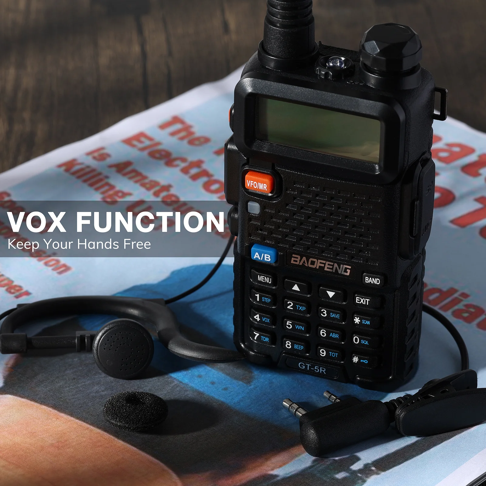 Baofeng GT-5R 5W Dual Band Radio [Upgraded Legal Version of UV-5R] - Image 3