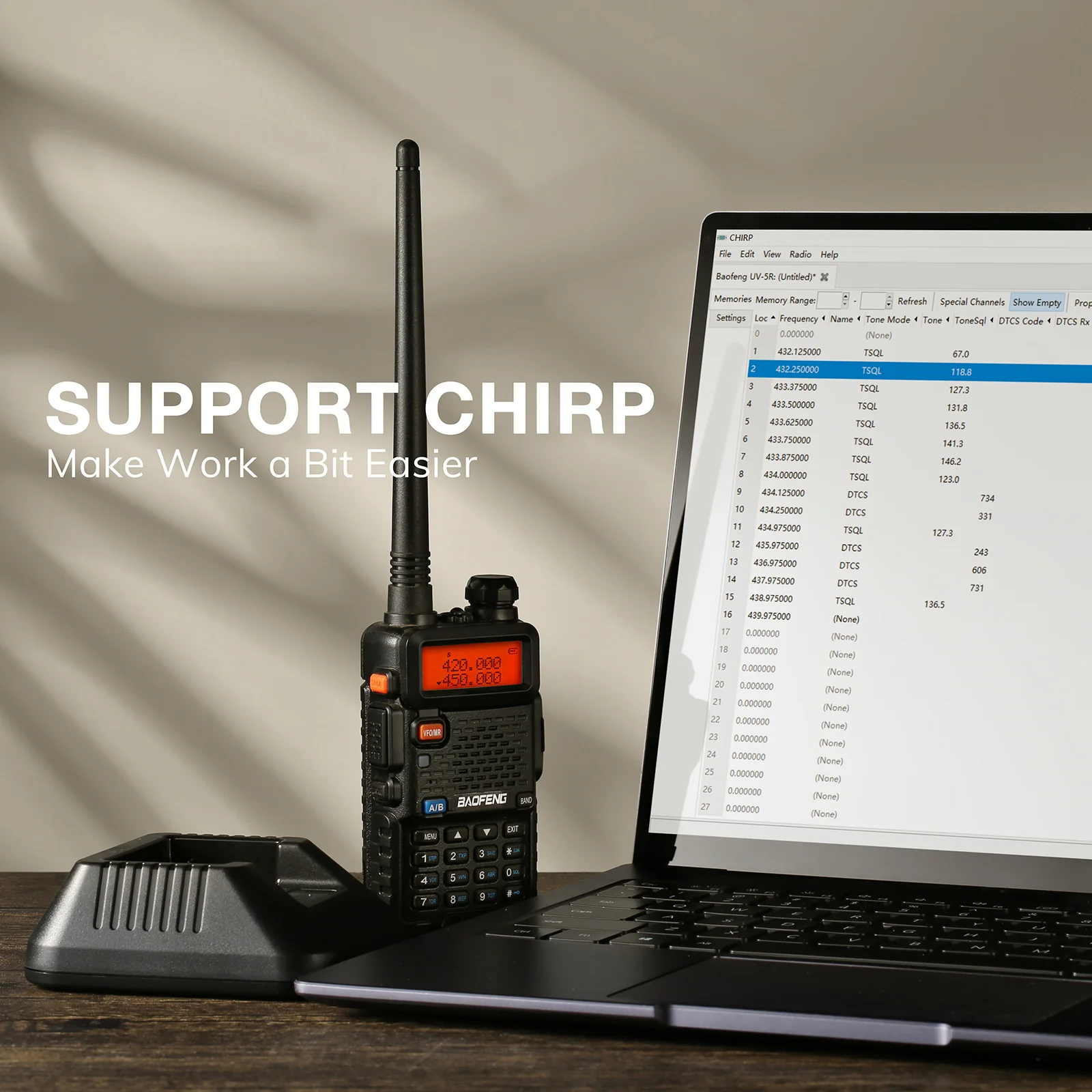 Baofeng GT-5R [6 Packs] |  with Six-way Charger & Cable [100% Legal Version of UV-5R] - Image 7