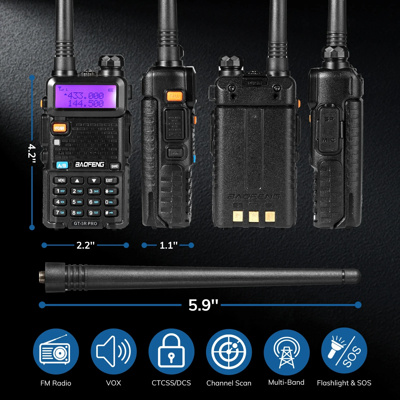 Baofeng GT-5R Pro [OPEN BOX] - Image 5