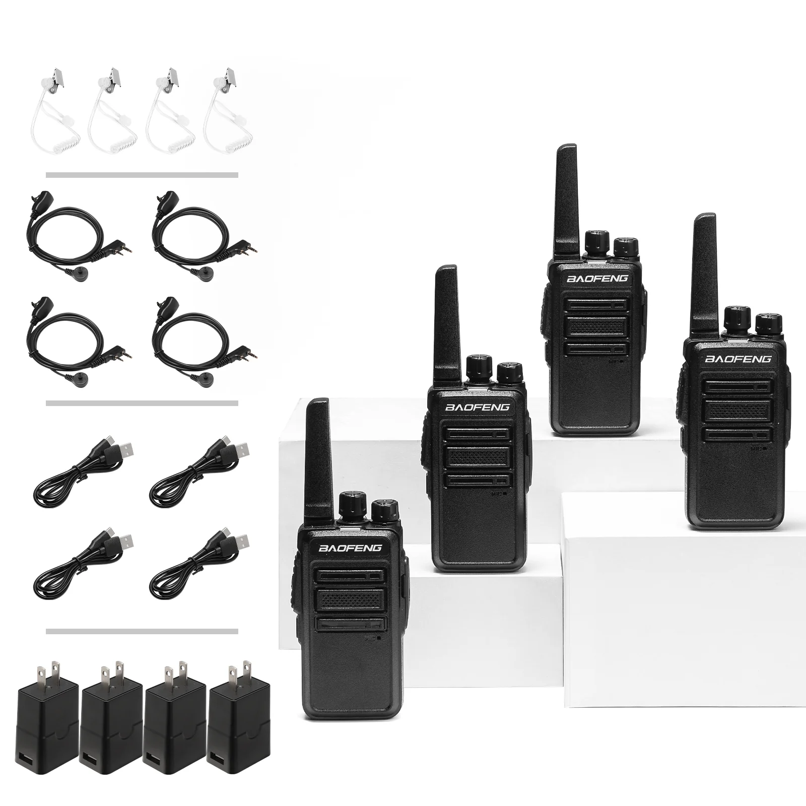 Baofeng GT-68 [4 Packs] FRS Radios [OPEN BOX] - Image 2