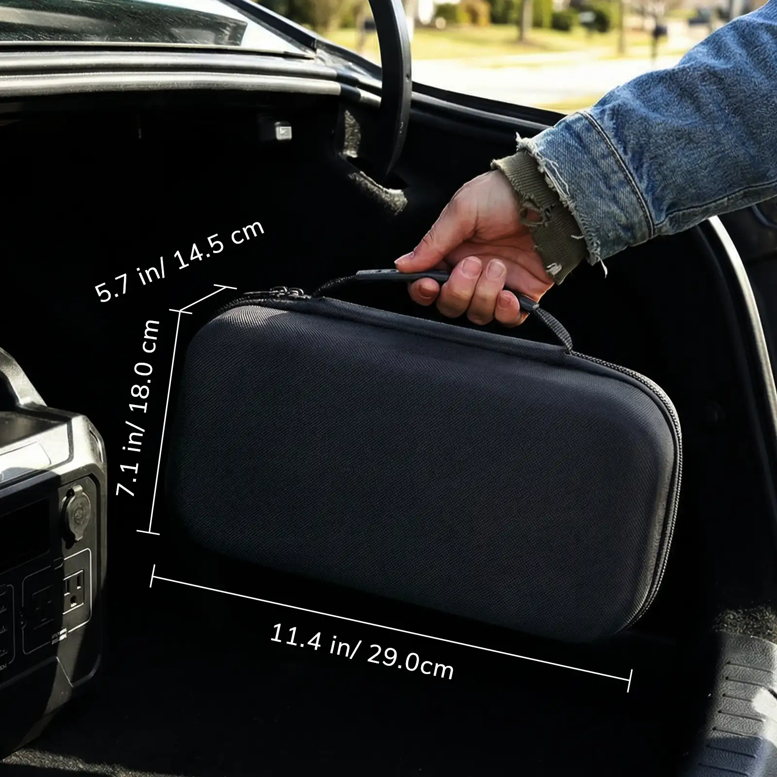 Baofeng PB5 Walkie Talkie Carrying Case  | Protective Handheld Radio Storage Case Holder | Custom Foam | Compatible with UV-5RM/ AR-5RM/ K5 Plus/ UV-5G Plus/ UV-7B - Image 6