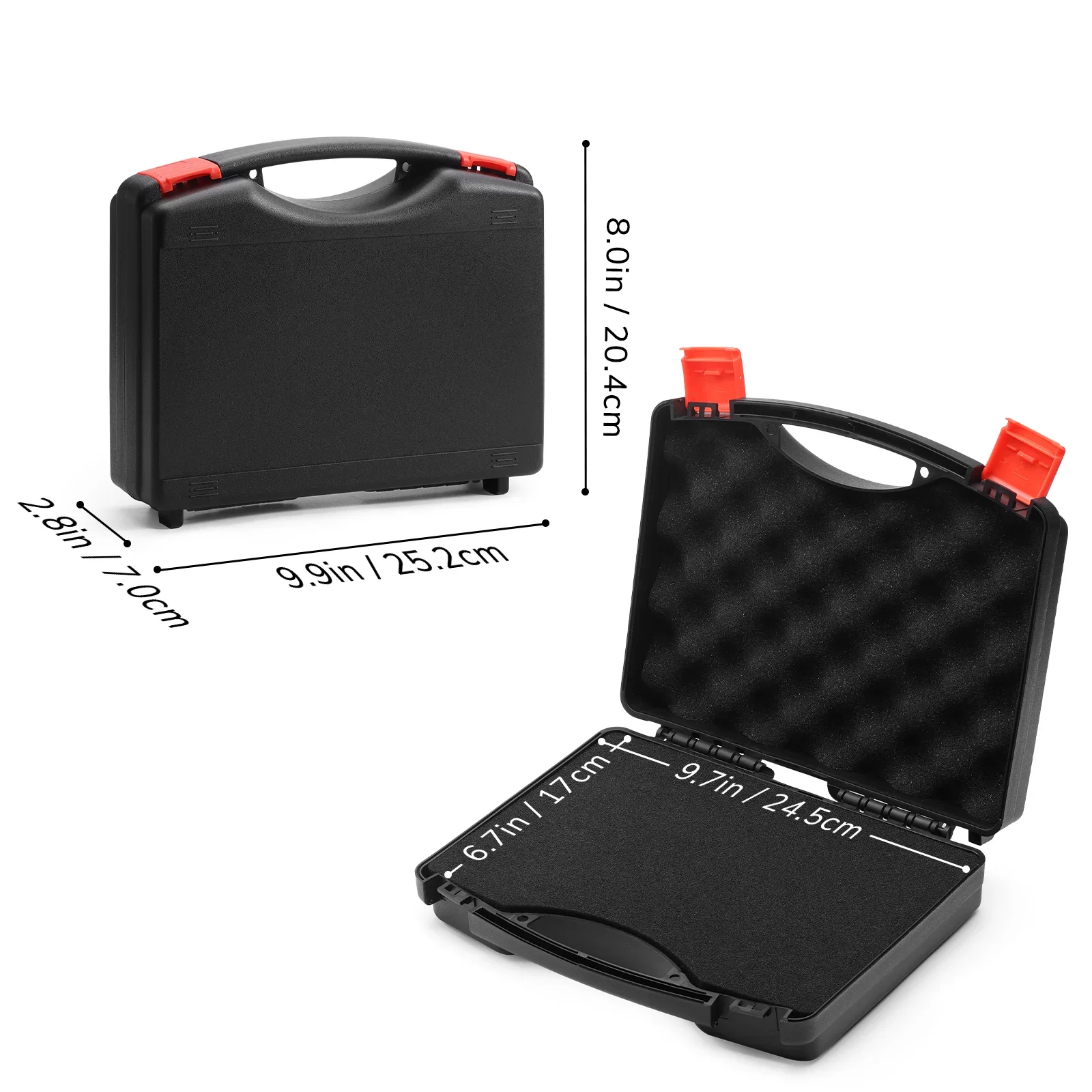 Baofeng PB6 Carrying Case | Customizable Pluck Foam | For UV-5R/UV-5RM Plus/UV-5R Mini/K5 Plus/UV-5G Plus - Image 3