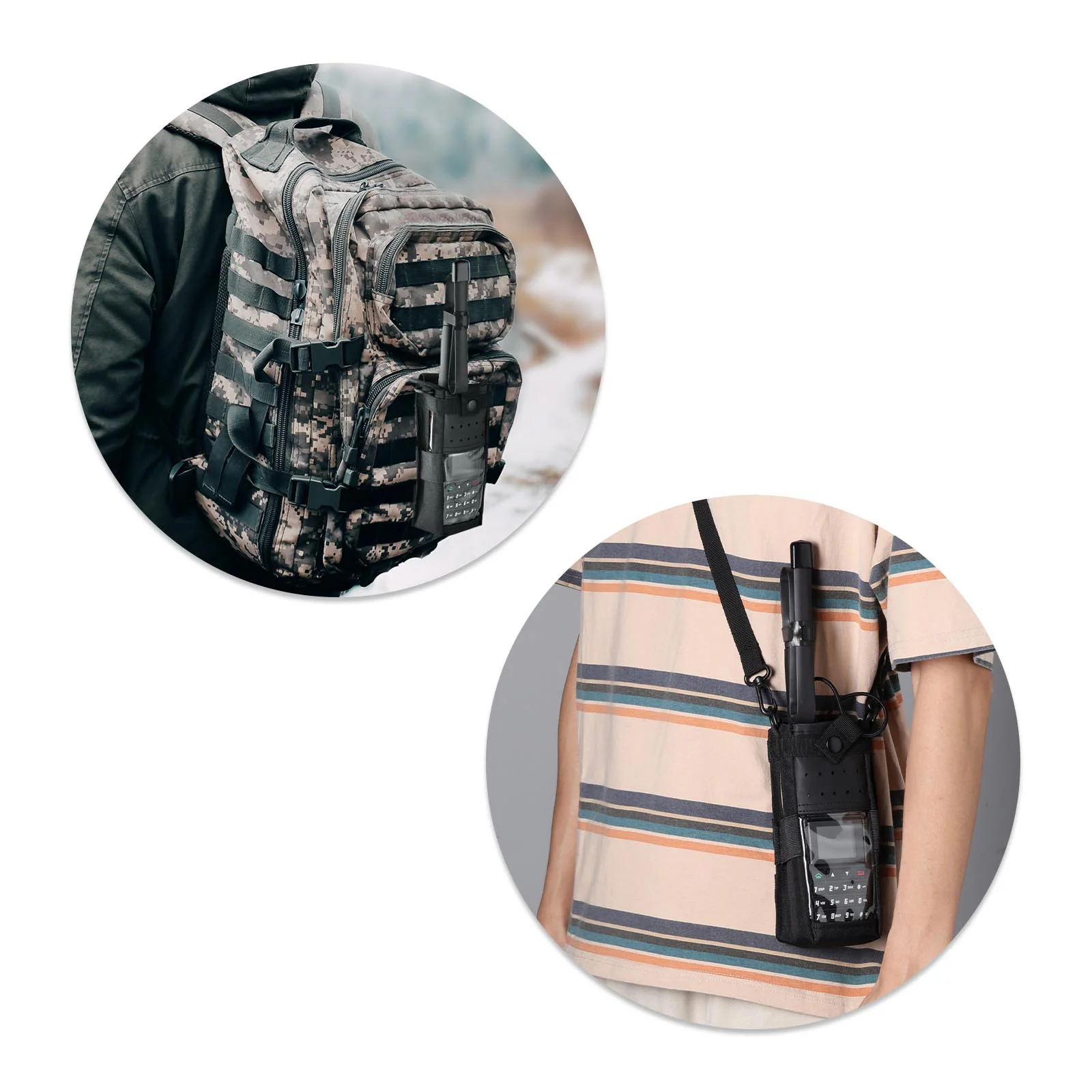 BAOFENG RCH-25 Nylon Radio Case Holder | Tactical Radio Case | For UV-25/UV-25 Plus - Image 3