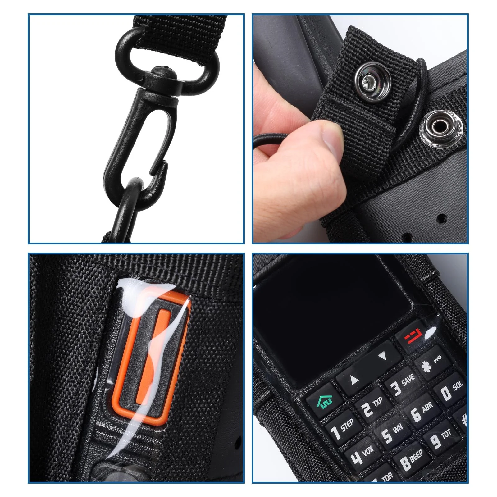 BAOFENG RCH-25 Nylon Radio Case Holder | Tactical Radio Case | For UV-25/UV-25 Plus - Image 5