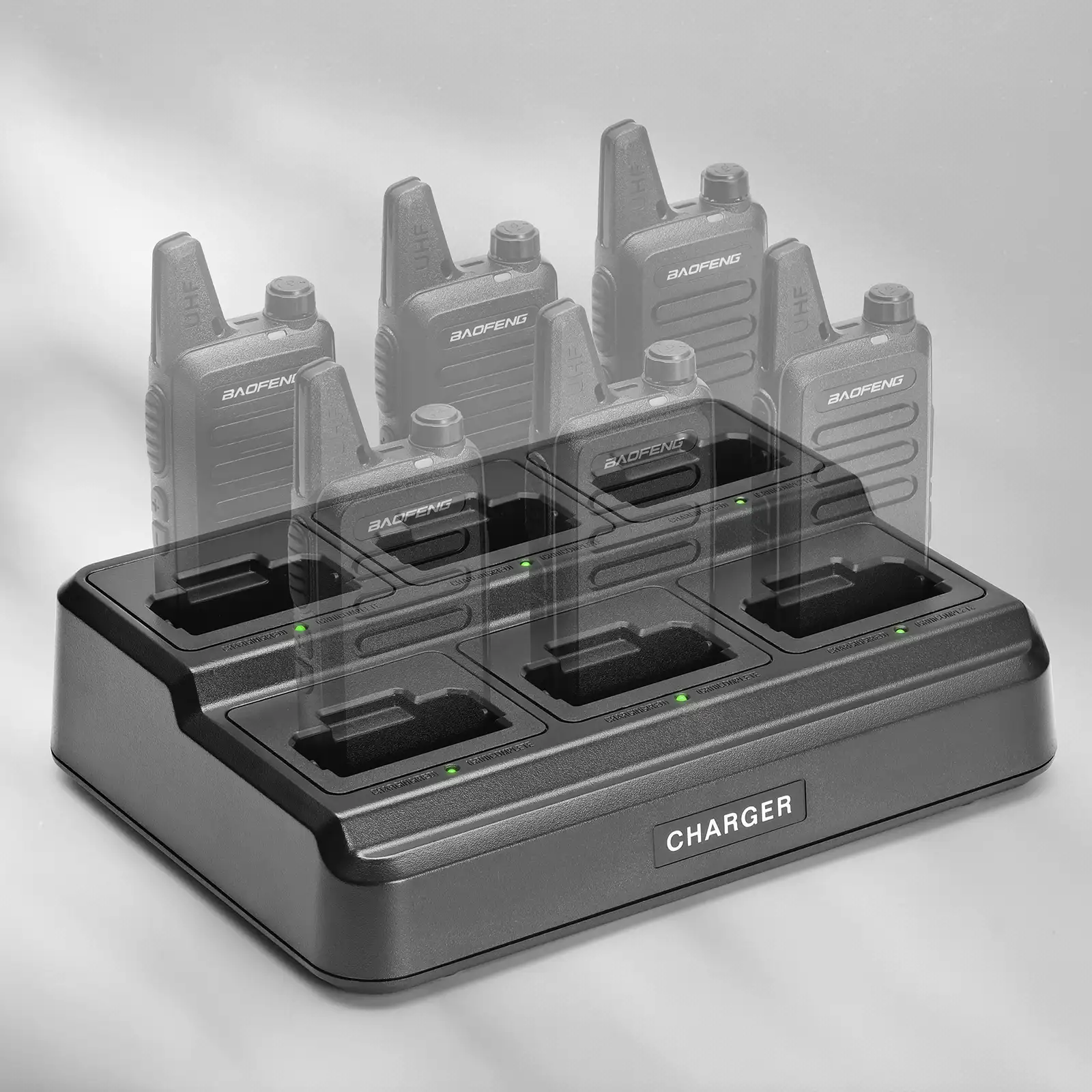 Baofeng RT22 Six-Way Charger | Multi-Unit Charging Station Base | For Baofeng T22 & Retevis RT22/RT22S/RB19/RB19P/RB39 /RB39P | Rapid Charger - Image 6