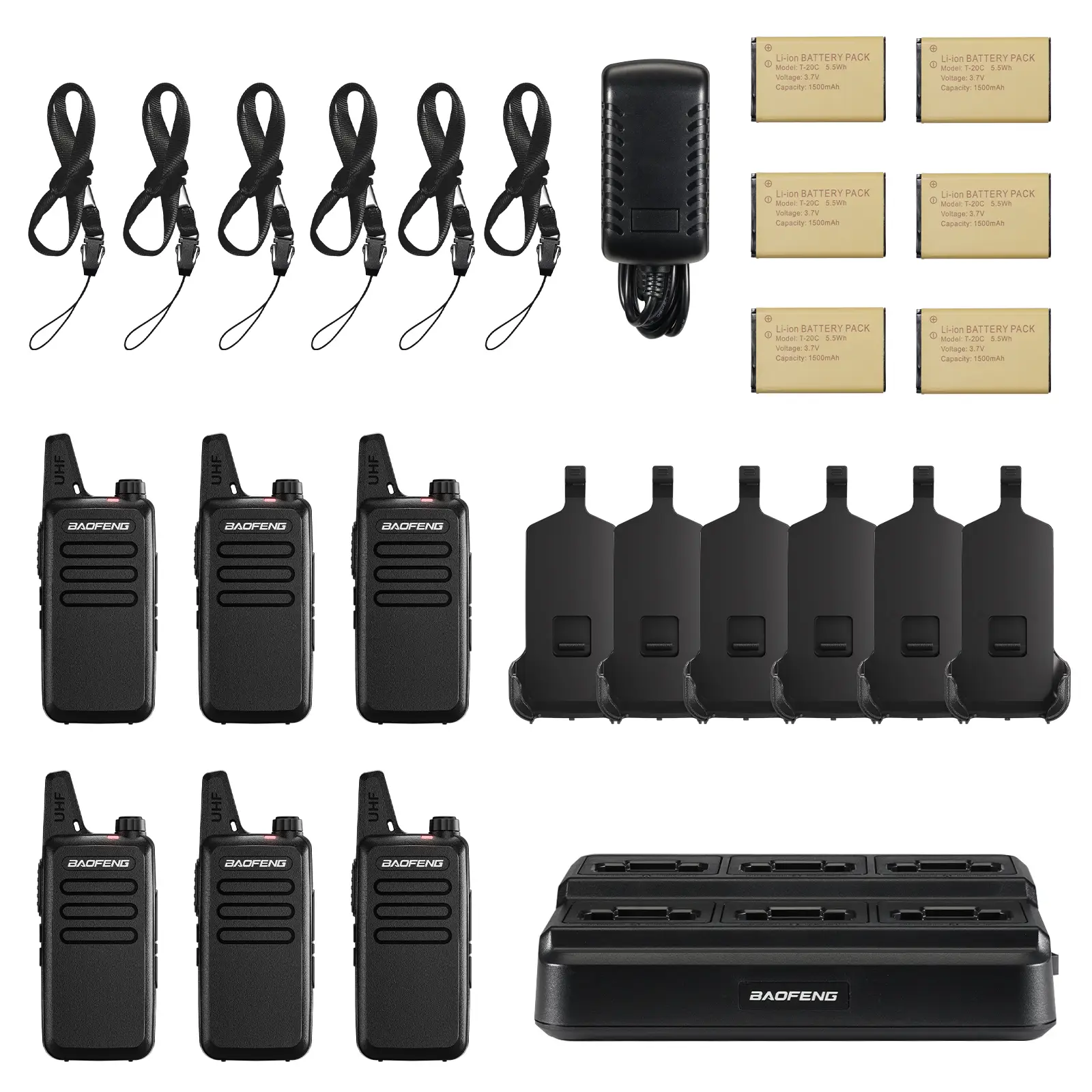 Baofeng T22 FRS/PMR Radio | USB-C Charging | 1500mAh Battery | Portable Walkie Talkie for Hotel/Restaurant/Construction - Image 12