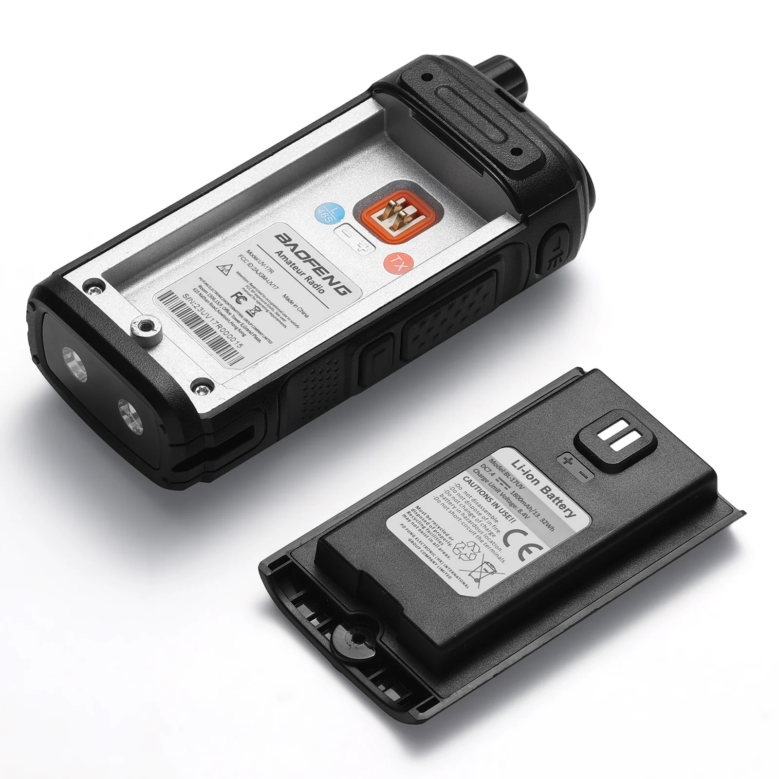 Baofeng UV-17R | Dual Band | 5W | 999 CH | Remote Frequency Copy | Color Screen | 1800mAh | NOAA FM RX - Image 5