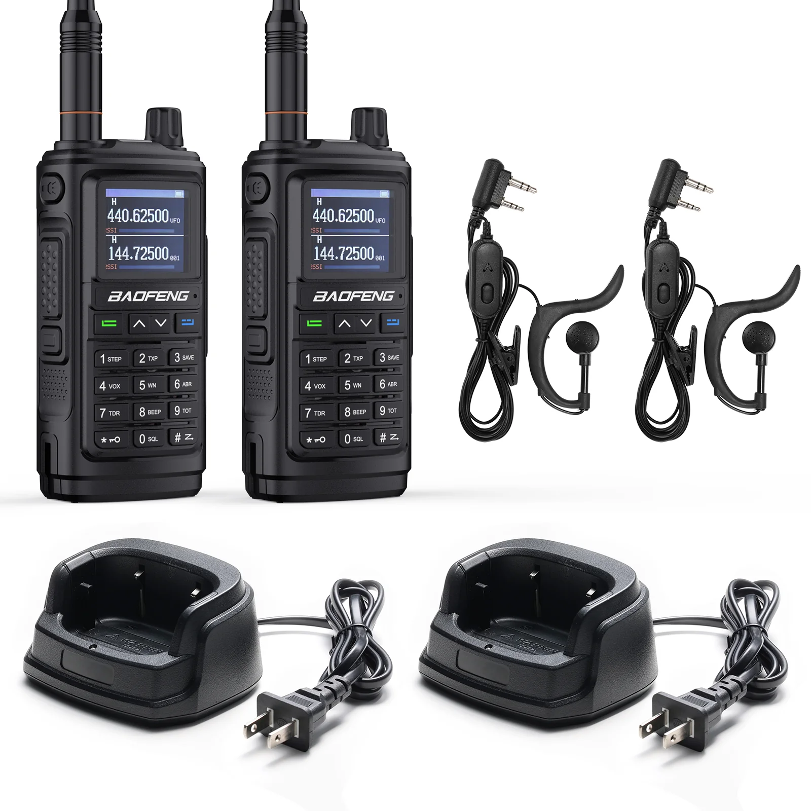 Baofeng UV-17R | Dual Band | 5W | 999 CH | Remote Frequency Copy | Color Screen | 1800mAh | NOAA FM RX - Image 7