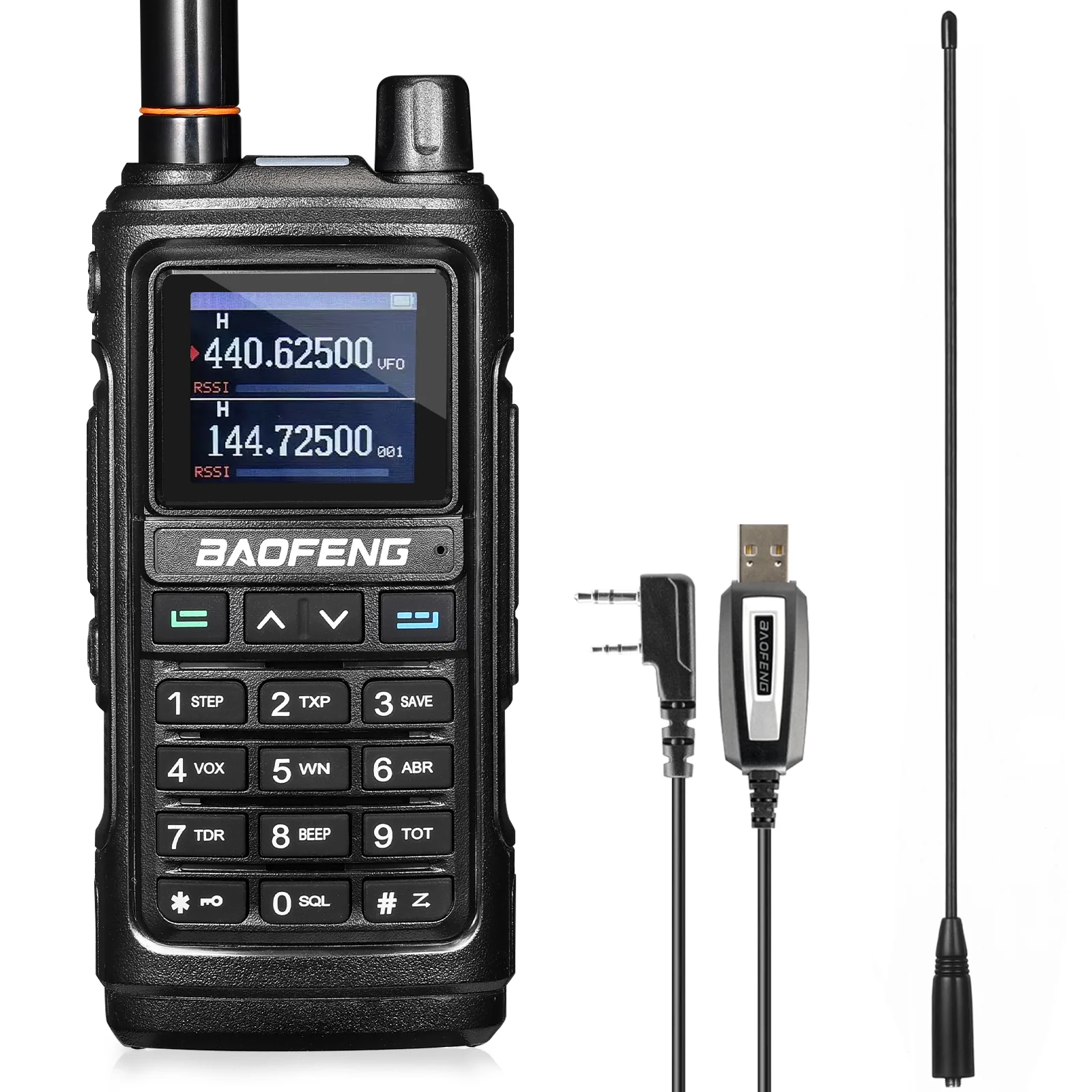 Baofeng UV-17R | Dual Band | 5W | 999 CH | Remote Frequency Copy | Color Screen | 1800mAh | NOAA FM RX - Image 9