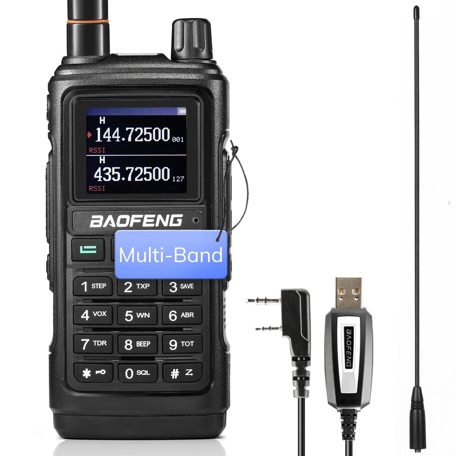 Baofeng UV-17R PLUS | Multi-Band | Airband | 5W | NOAA |  Wireless Frequency Copy | 2500MAH USB-C Battery | Support Chirp - Image 10