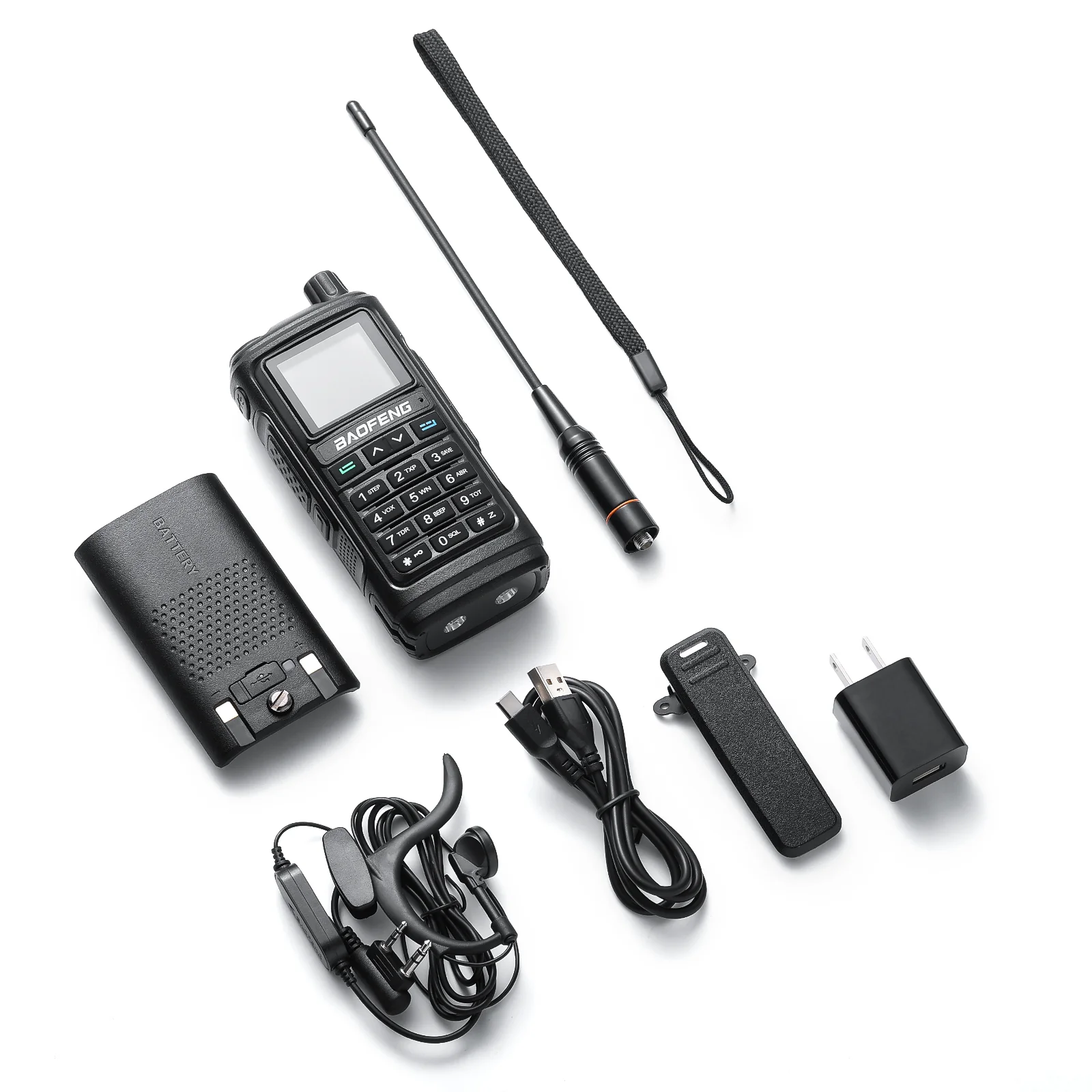 Baofeng UV-17R PLUS | Multi-Band | Airband | 5W | NOAA |  Wireless Frequency Copy | 2500MAH USB-C Battery | Support Chirp - Image 7