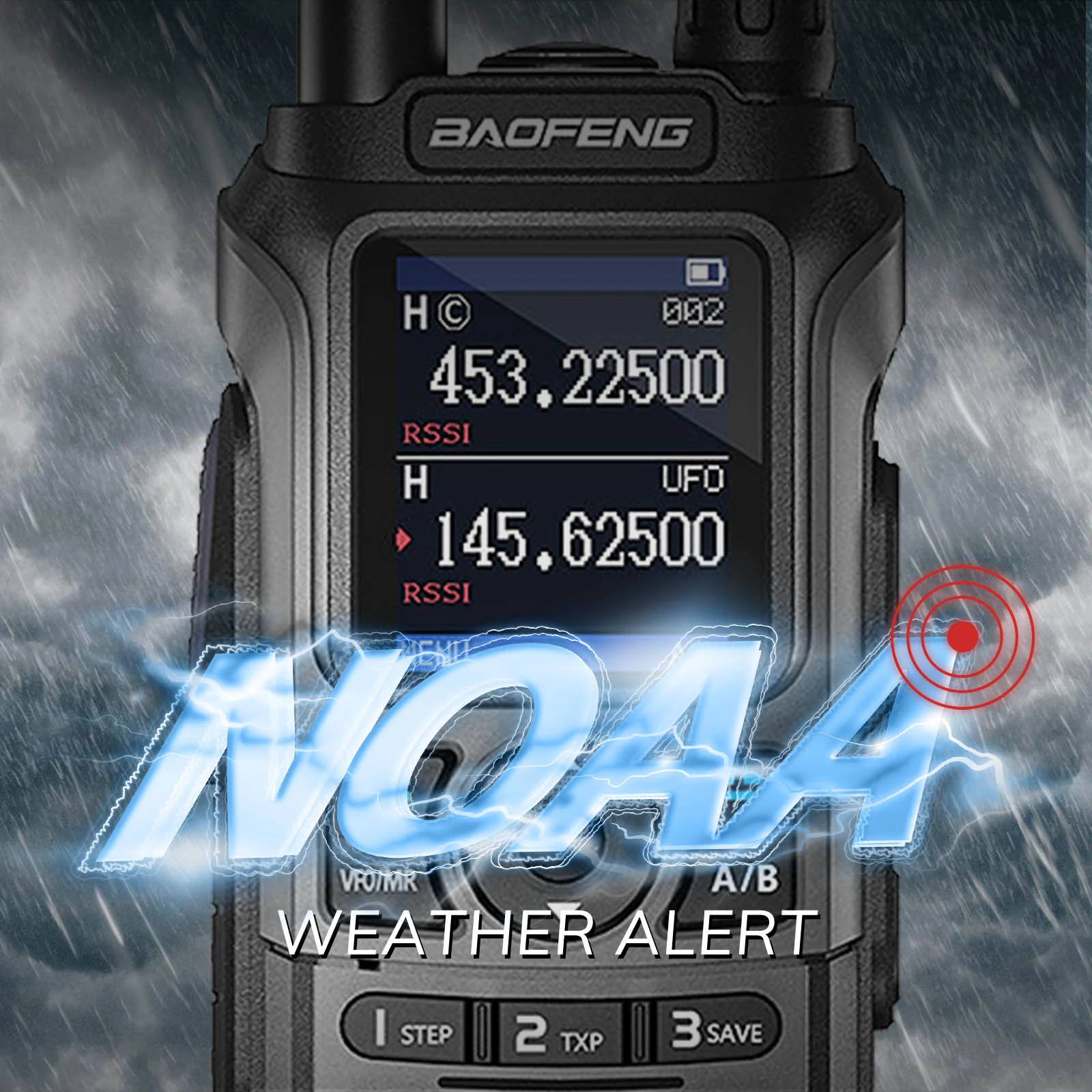 Baofeng UV-21R 6W Tri-Band Radio | 1.77'' Color Large Screen | NOAA | 999 CHs | Wireless Copy Frequency | Type-C Charging - Image 4