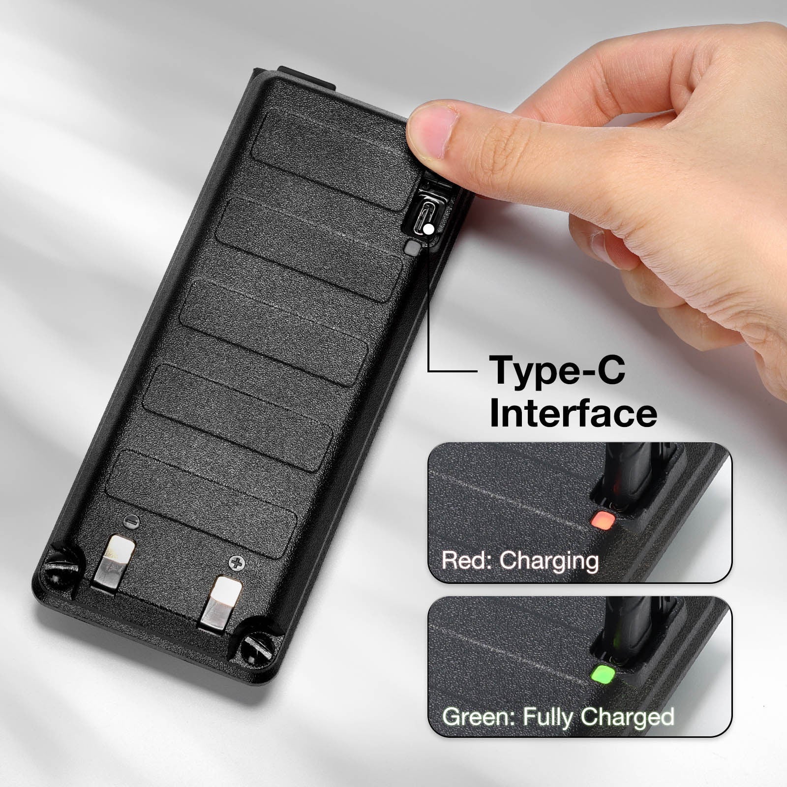 BAOFENG UV-25B | 5200mAh Original Battery for UV-25 | Support USB-C | 7.4V High-Capacity - Image 5
