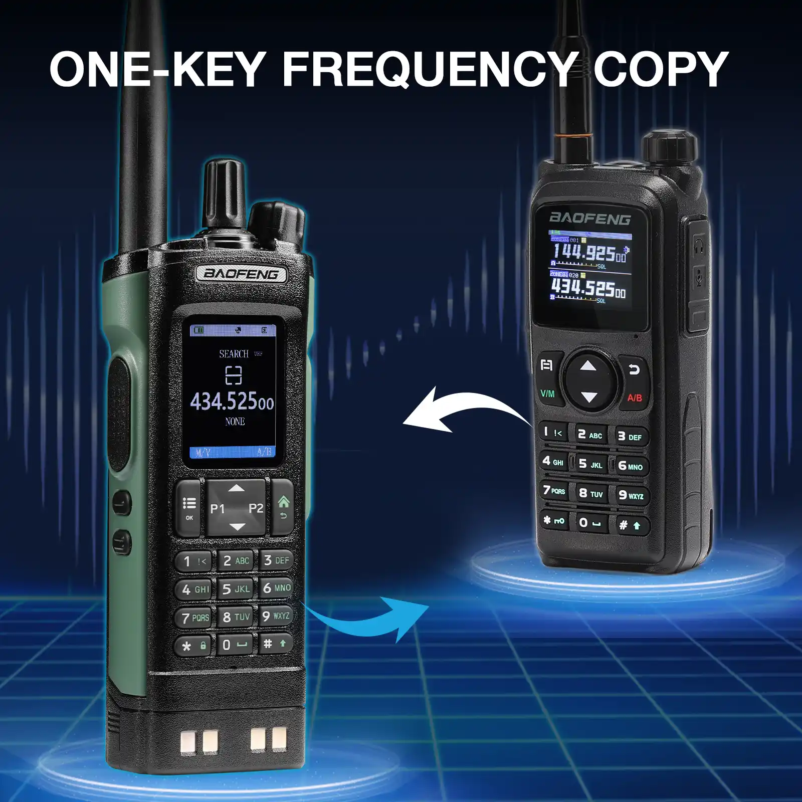 Baofeng UV-32 Ham Radio | 10W | Multi-Band  | GPS | APP & CHIRP Programmable | 2.0” Large Color Display | 1000CHs | NOAA/Airband Receiver - Image 11