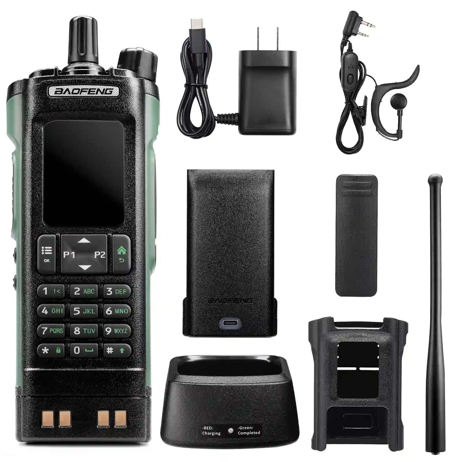 Baofeng UV-32 Ham Radio | 10W | Multi-Band  | GPS | APP & CHIRP Programmable | 2.0” Large Color Display | 1000CHs | NOAA/Airband Receiver - Image 14