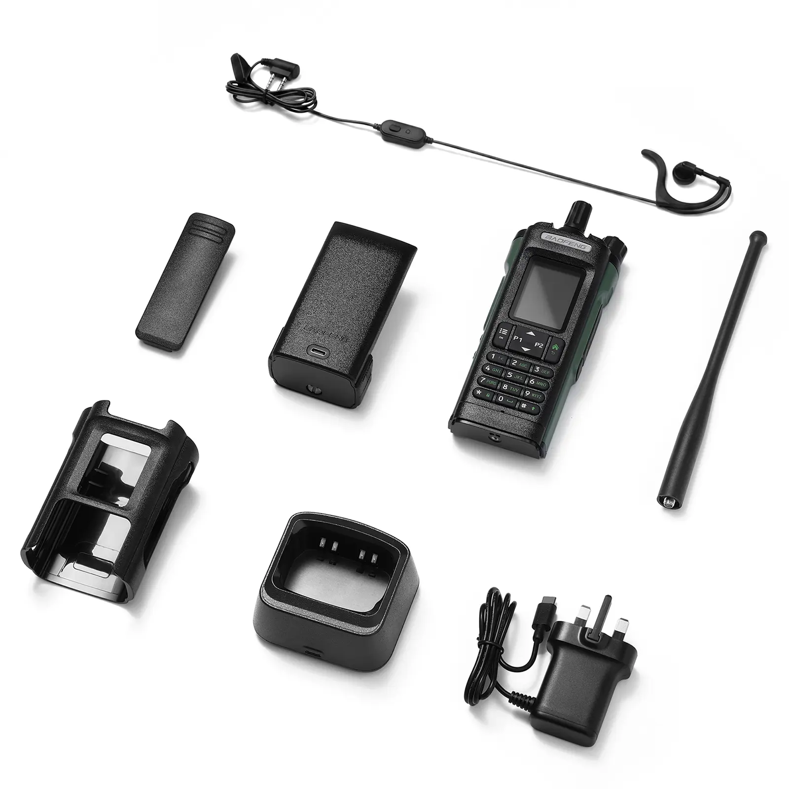 Baofeng UV-32 Ham Radio | 10W | Multi-Band  | GPS | APP & CHIRP Programmable | 2.0” Large Color Display | 1000CHs | NOAA/Airband Receiver - Image 15
