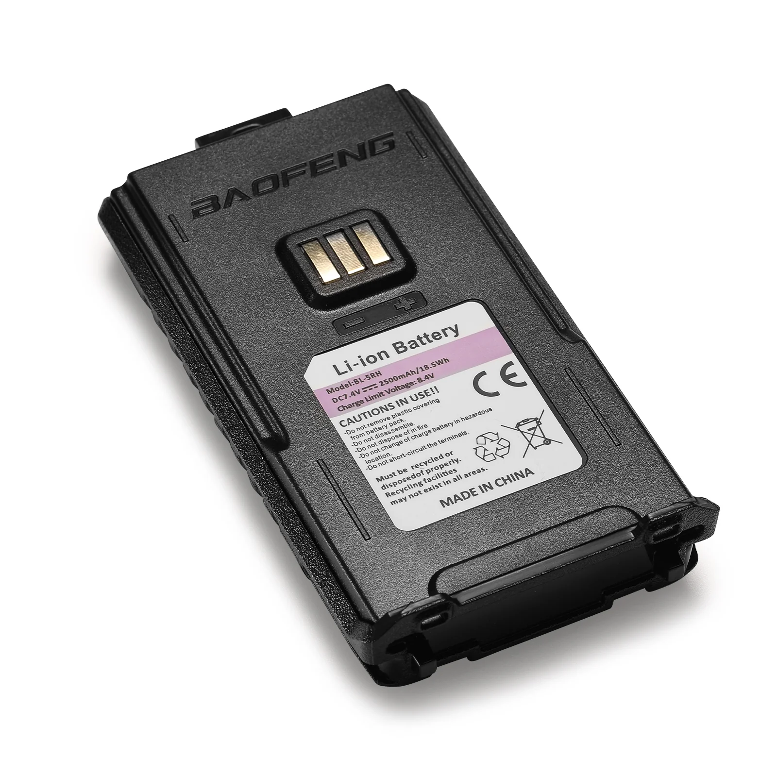 2500mAh Battery for Baofeng UV-5G Plus / UV-5RM Plus / K5 Plus / UV-5RM Plus GPS - Image 5