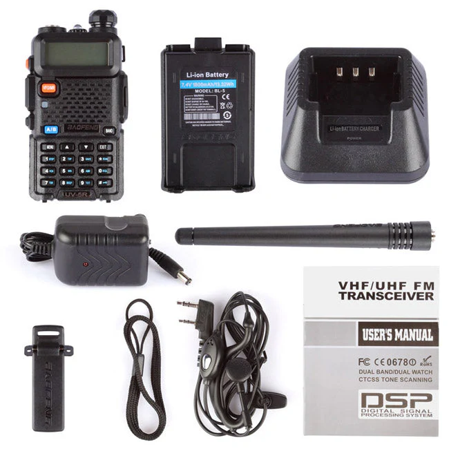 Baofeng UV-5R [5 Pack + Cable] - Image 13