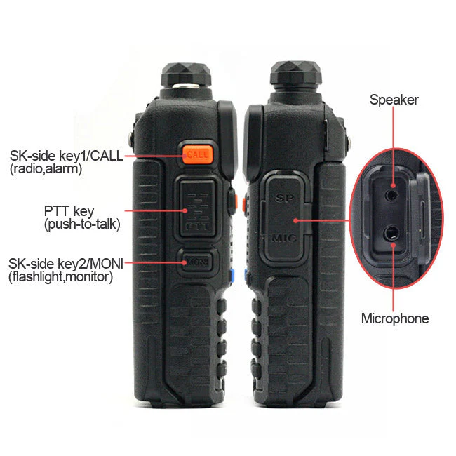 Baofeng UV-5R [5 Pack + Cable] - Image 9