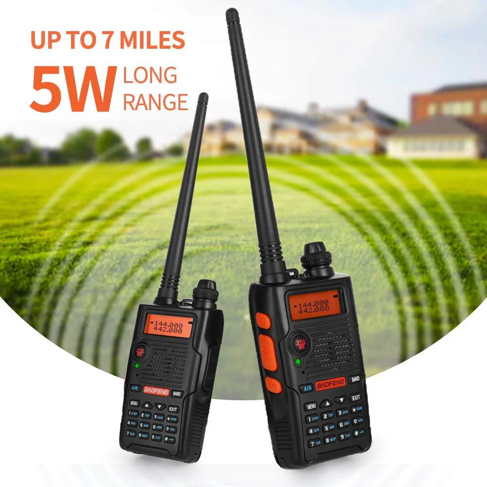 Baofeng x Radioddity UV-5R EX | Dual Band | 5W | FM Radio | VOX | Chirp [DISCONTINUED] - Image 3
