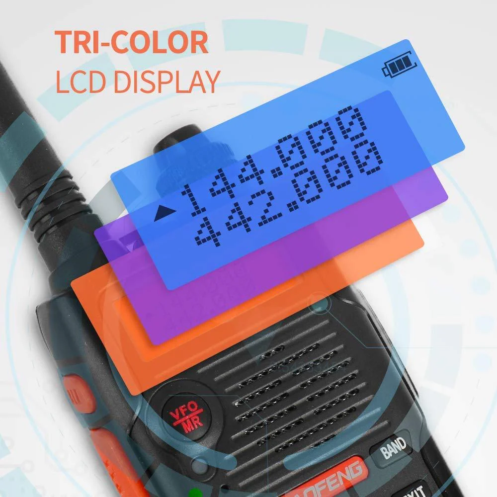 Baofeng x Radioddity UV-5R EX | Dual Band | 5W | FM Radio | VOX | Chirp [DISCONTINUED] - Image 5