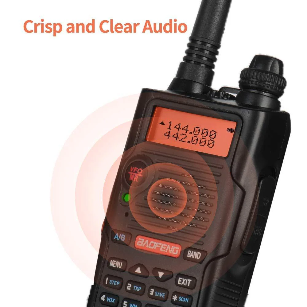 Baofeng x Radioddity UV-5R EX | Dual Band | 5W | FM Radio | VOX | Chirp [DISCONTINUED] - Image 6