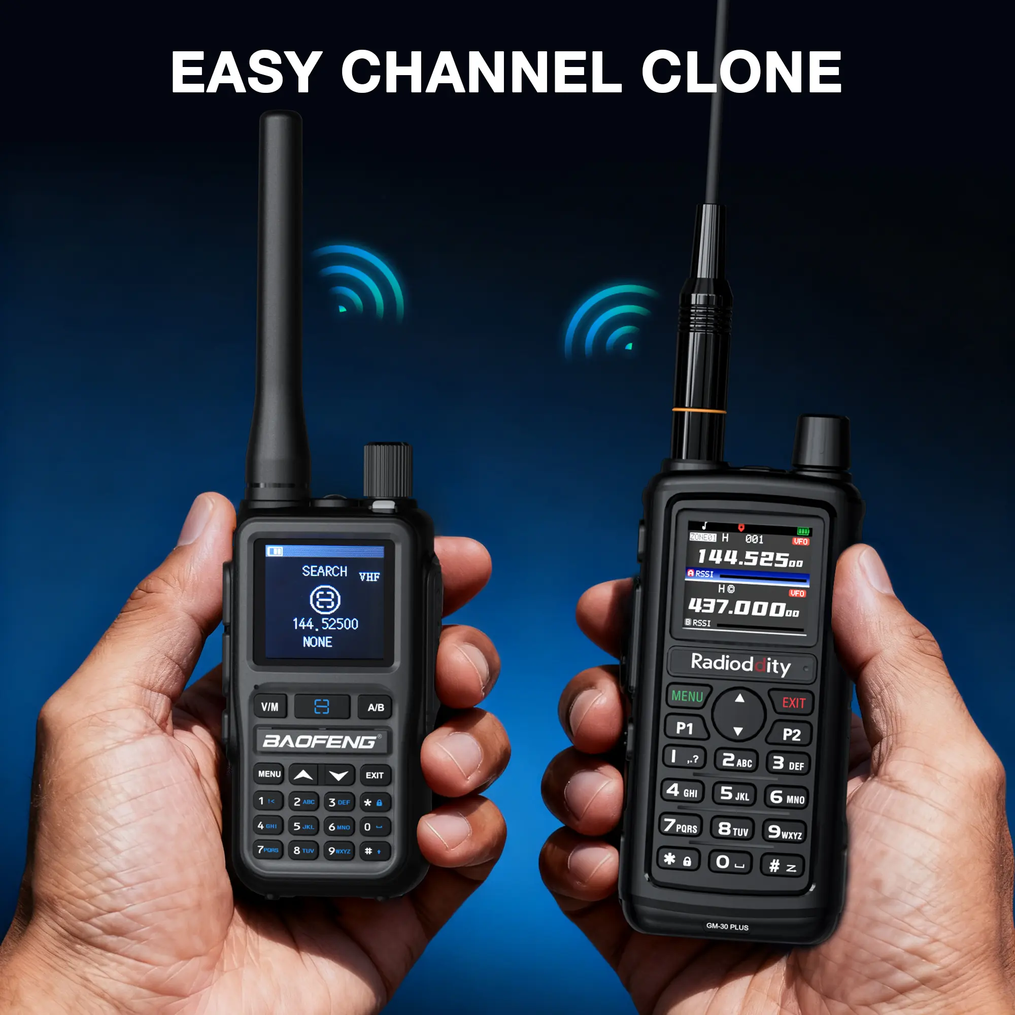 Baofeng UV-5R Mini Dual-band Radio | 5W/2W | APP Programming | Quartz/Amber/Grey | 1.44 Inch Color Screen | 999CH  | NOAA | USB-C Charging - Image 11