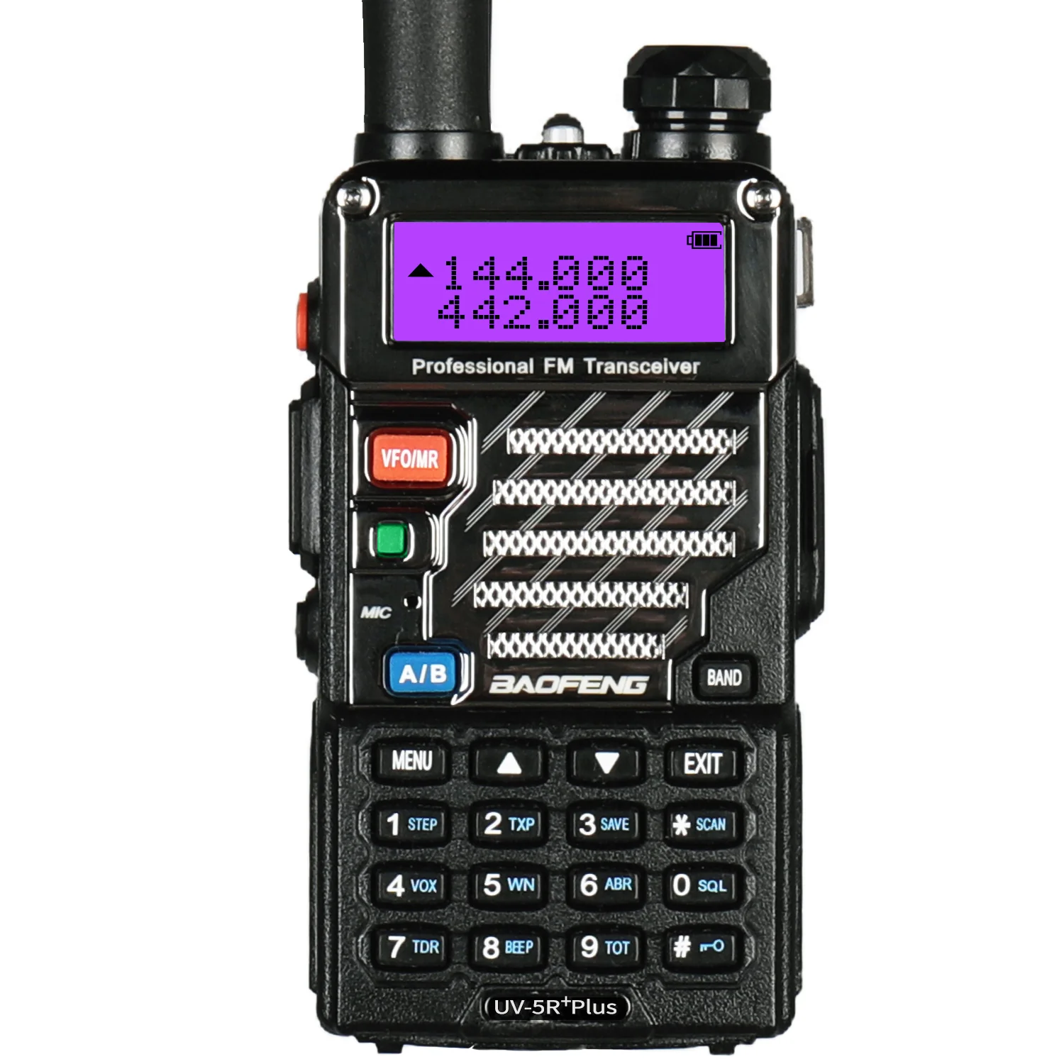 Baofeng UV-5R PLUS | DUAL BAND | 4/1W | 128CH | FLASHLIGHT | with Speaker Mic [DISCONTINUED] - Image 2