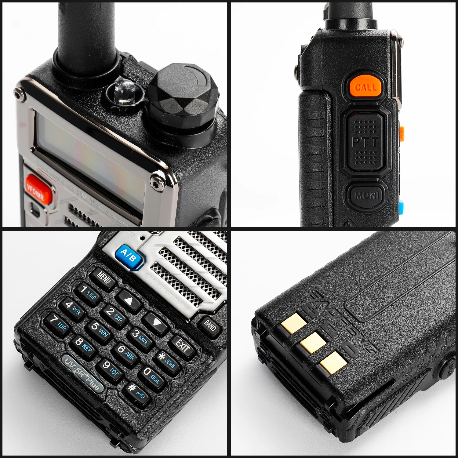 Baofeng UV-5R PLUS | DUAL BAND | 4/1W | 128CH | FLASHLIGHT | with Cable [DISCONTINUED] - Image 4