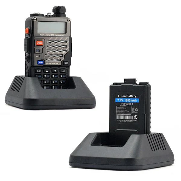 Baofeng UV-5R PLUS | DUAL BAND | 4/1W | 128CH | FLASHLIGHT | with Cable [DISCONTINUED] - Image 8