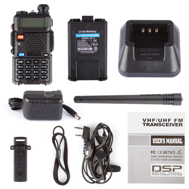 Baofeng UV-5R | Dual Band | 4/1W | 128CH | Flashlight | VOX | Alert | TOT - Image 13