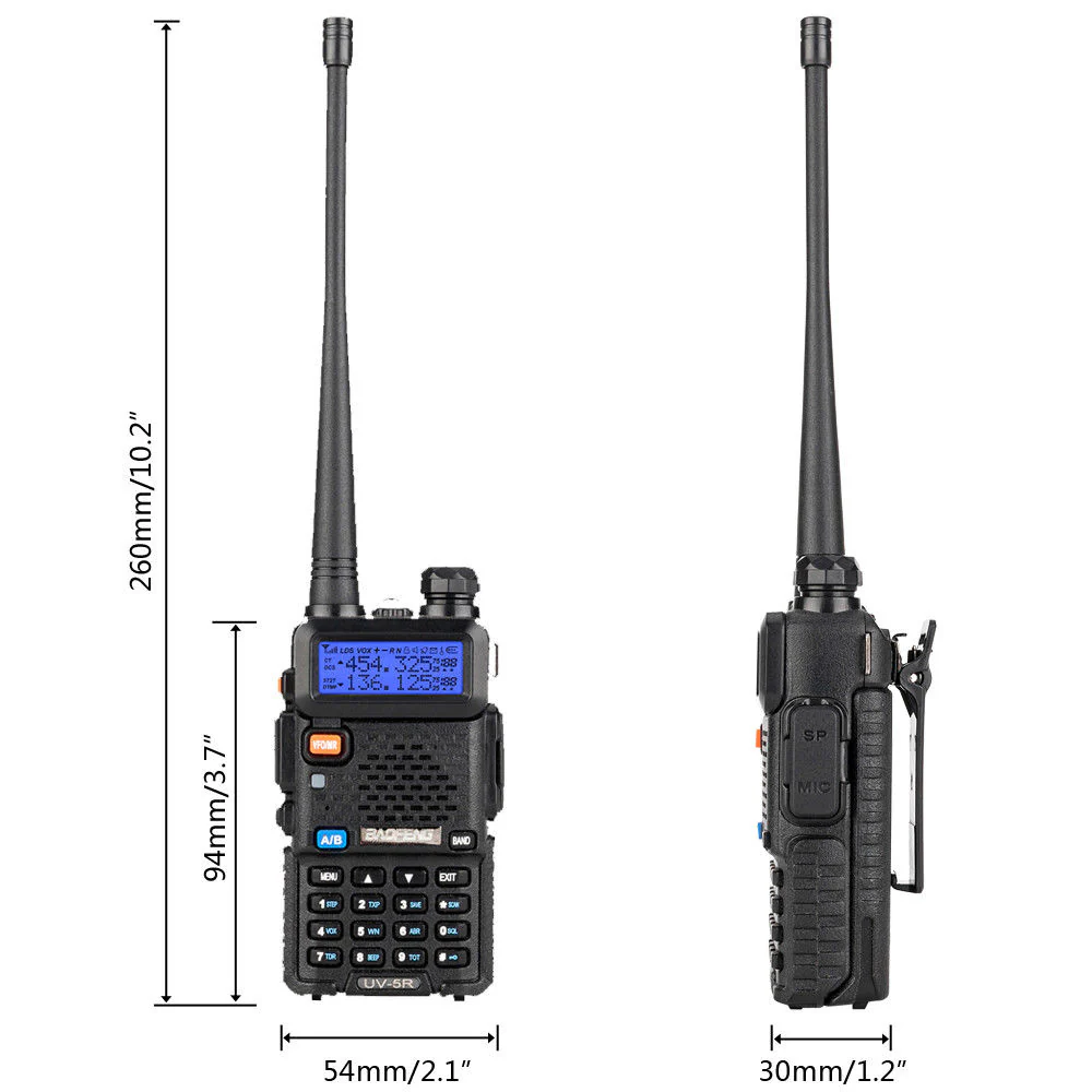 Baofeng UV-5R | Dual Band | 4/1W | 128CH | Flashlight | VOX | Alert | TOT - Image 8