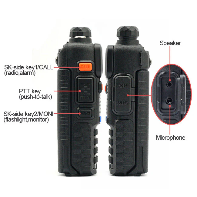 Baofeng UV-5R Two Way Radio + Extra Speaker Mic [DISCONTINUED] - Image 3